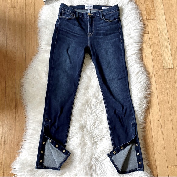 Frame Denim Denim - Frame Le Skinny de Jeanne Snap Leg Closure Size 29